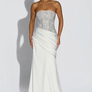 Baby Boo Celestia Maxi Dress-Ivory